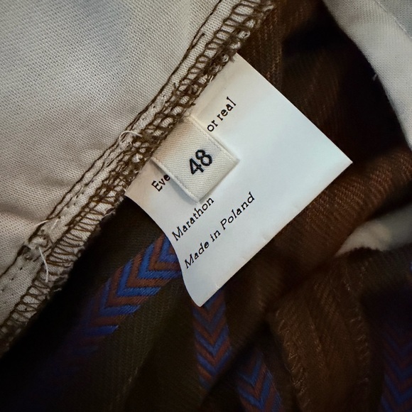 Wales Bonner Corduroy Pants in Brown and Blue Stripes NWOT - Picture 3 of 6